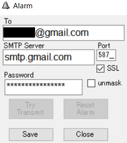AlarmGmailMasked